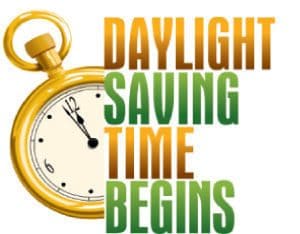 day light savings begins